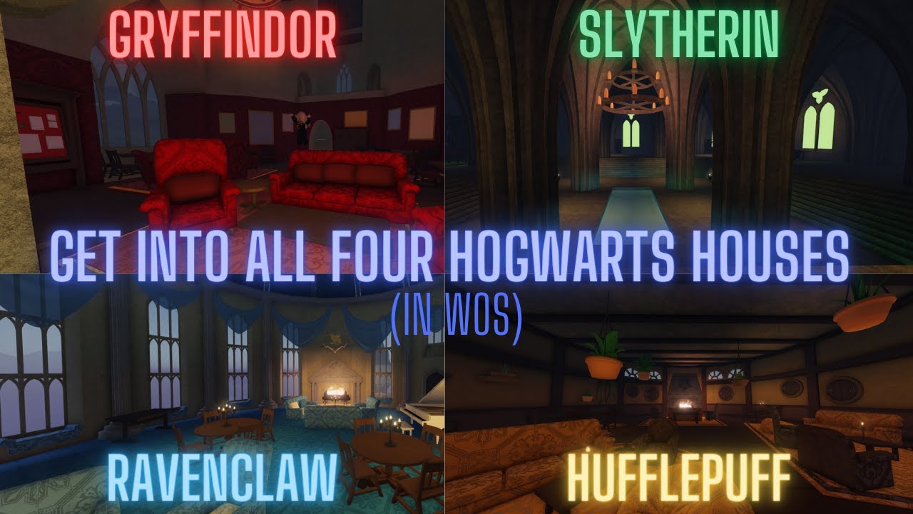 How To Get In All Hogwarts Houses In World of Sorcery (Roblox) YouTube How To Get In All Hogwarts Houses In World of Sorcery (Roblox) YouTube