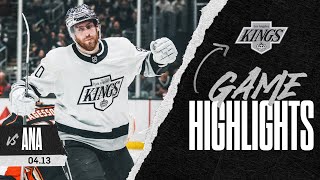 LA Kings Cruise to Win over Anaheim Ducks in Los Angeles | Game Highlights