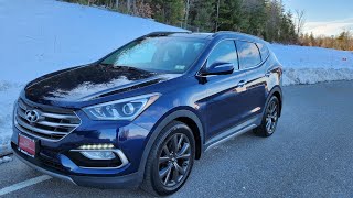 2017 Hyundai Santa Fe Sport 2.0T Turbo Ultimate POV Test Drive/Review