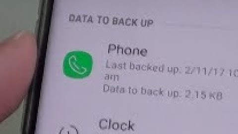 Samsung Galaxy S8: How to Backup Phone Call Log History