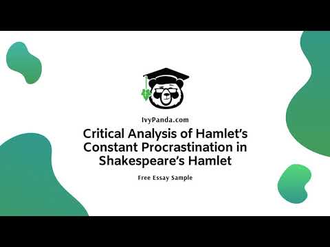 Video: Apakah karangan kecacatan tragis Hamlet?