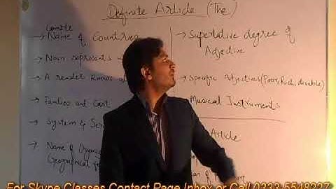 Definite Article (The)