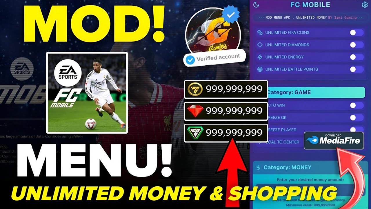 FC Mobile Mod Menu v24.0.03 FC Mobile Mod Apk Unlimited