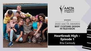 Heartbreak High wins Best Costume Design in Television | 2022 AACTA Awards