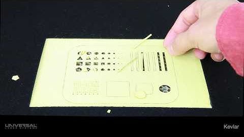 Kevlar Laser Cutting by Universal Laser Systems