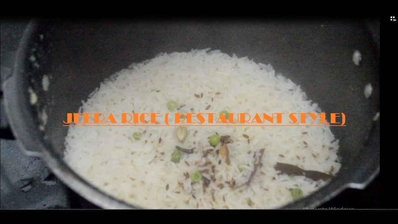 how to make perfect jeera rice at home perfect style with green peas