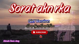 Sorat akn rka girl Version Maranao Song cover by Aimah Eem 