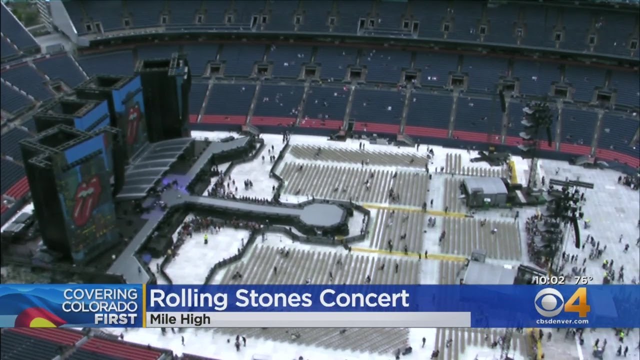 TIMELAPSE: Crowds File Into Broncos Stadium For Rolling Stones - YouTube