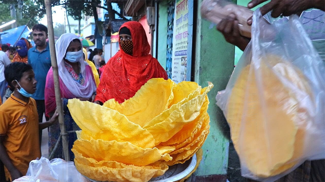 Taka Making Mouth Watering giant Super crispy Papadam Making within Seconds | Very ...