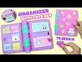 Organizer with KEY to open it - FunLockets Secret Diary Journal aPasos Crafts DIY