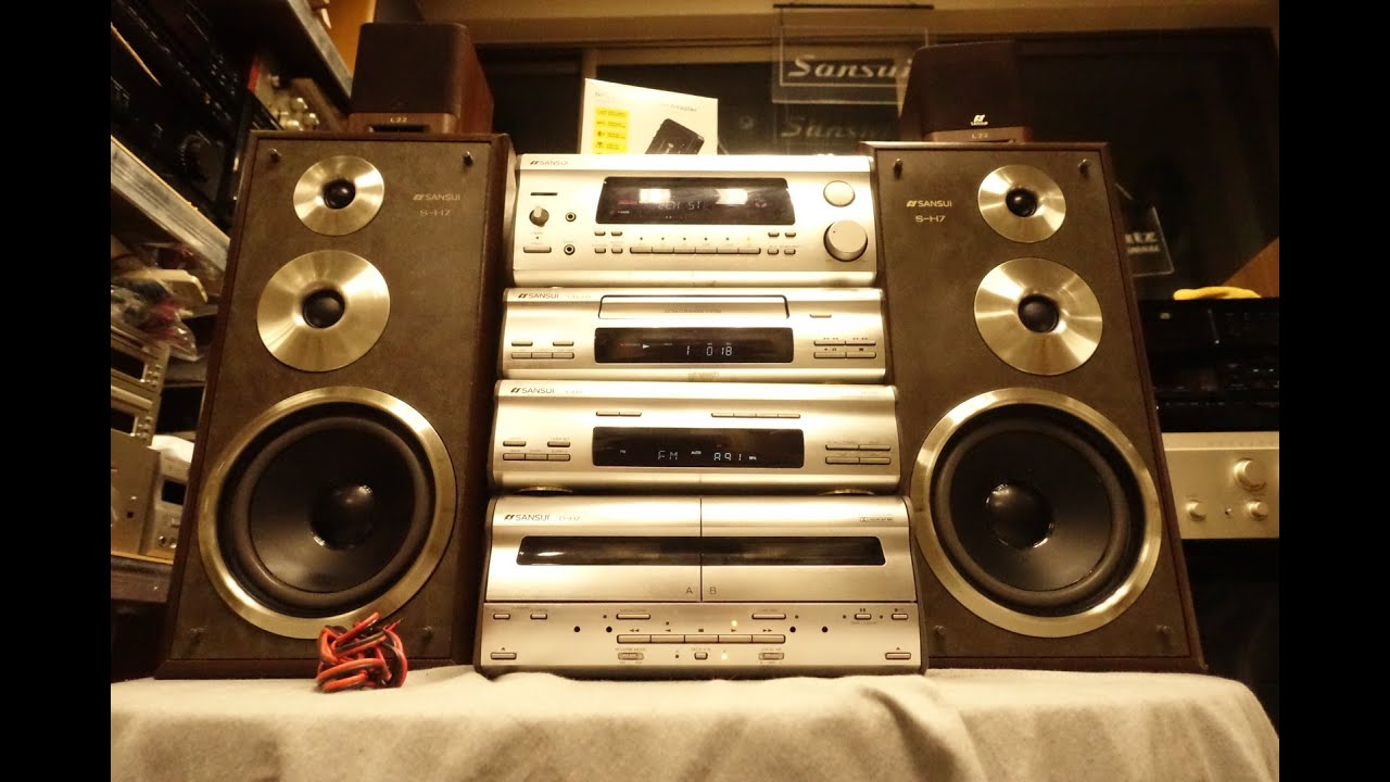 サンスイ！CLUBSANSUI！ AV-H07他 リモコン付き SANSUI AV-H07 ミニコンポ ジャンク品 - メルカリ