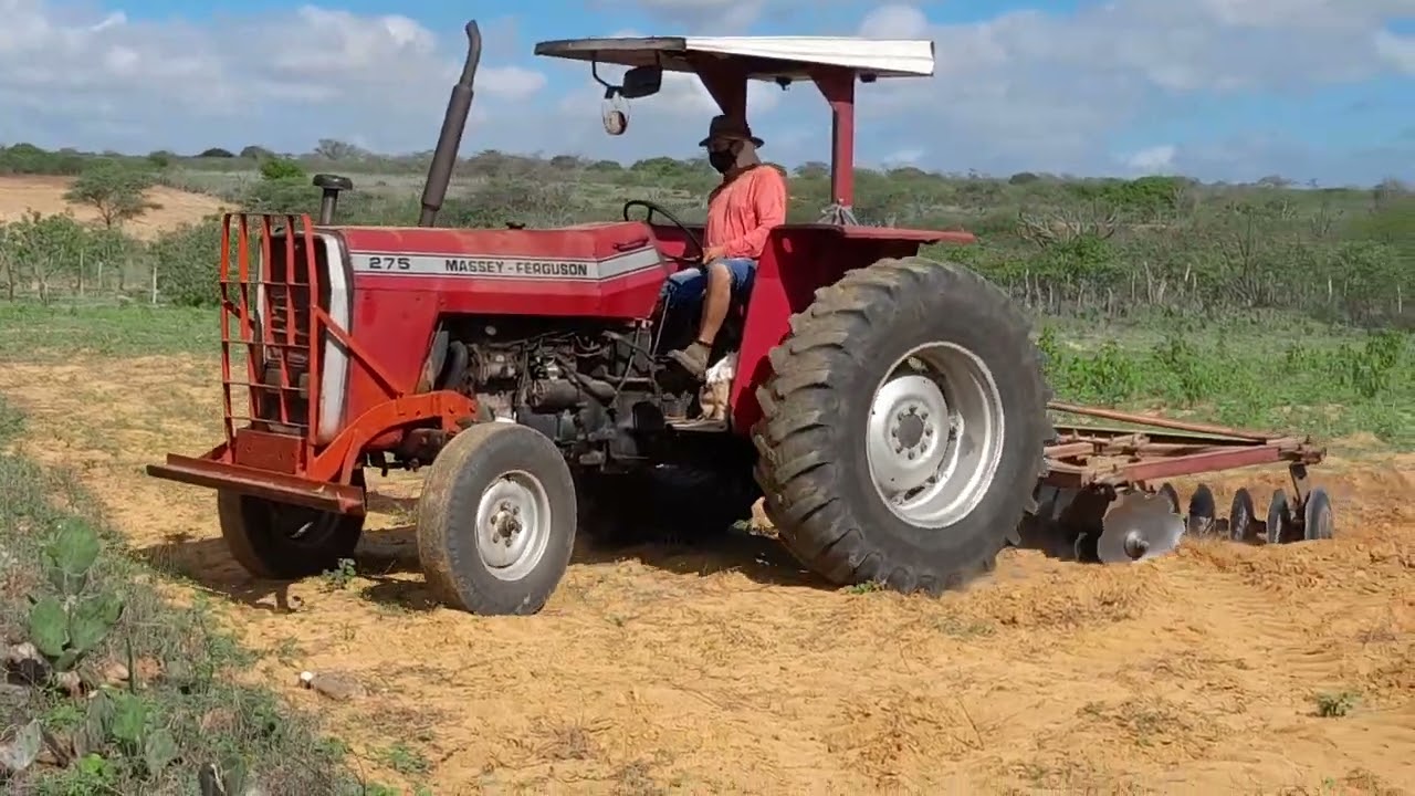 Acho muito bonitoo trator arando o roçado da gosto de ver ❤️