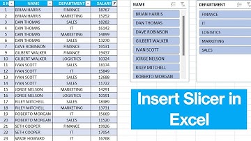 Insert Slicer in Excel - Visualize and Filter Data Like a Pro #excel #exceltips #exceltutorial