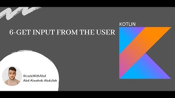 6 get input from the user || Kotlin For Android