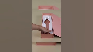 Folding eco-friendly wine packaging box made of paper