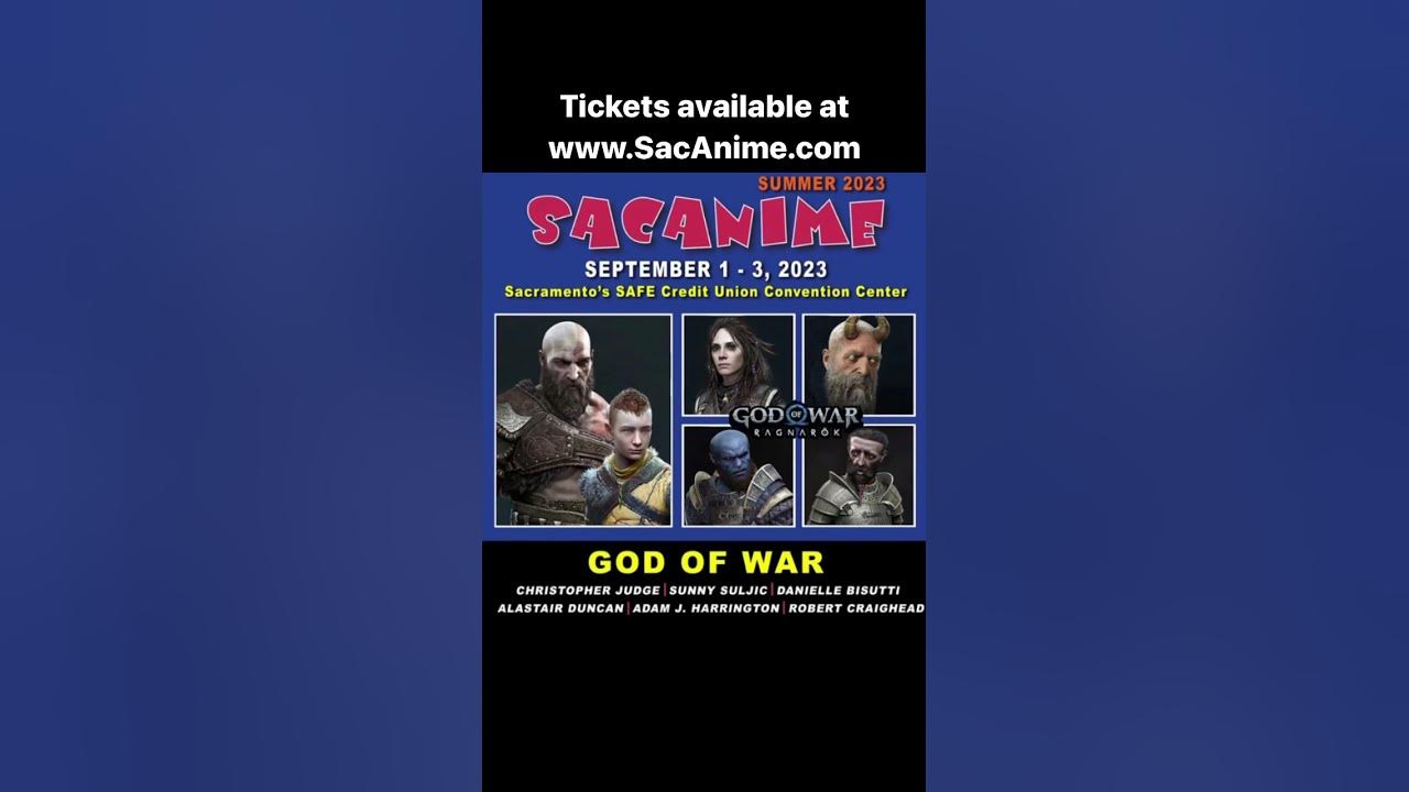 God of War Cast will Reunite at SacAnime 2023! #Shorts