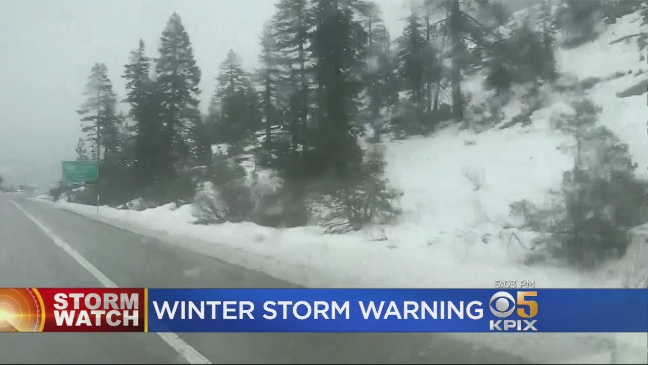 Tahoe Braces For Several Feet Of Snow From Overnight Storm - YouTube