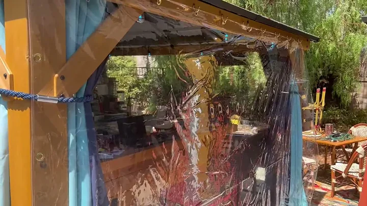Mark Betz's Outdoor Vinyl Curtains - "Of very high...