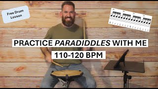 Paradiddle Drum Lesson 110–120 bpm