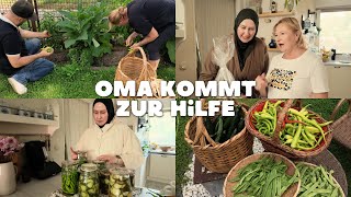 Grandma needs to help process the garden harvest | VLOG screenshot 4