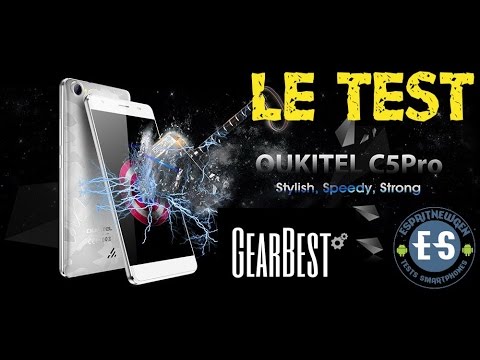 Oukitel C5 Pro test review pour Gearbest