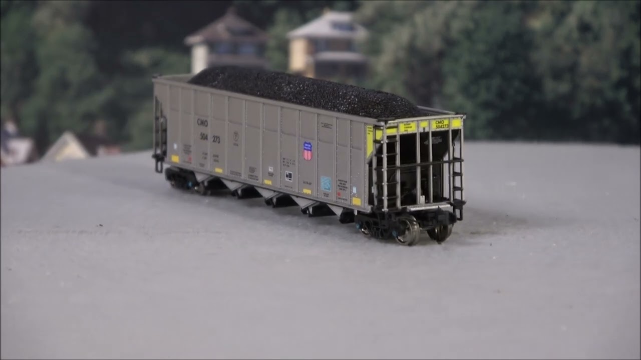 In-depth Look: Rapido N Scale Autoflood III Coal Hoppers Demonstration | jlwii2000