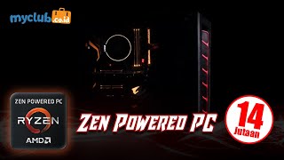 Zen Powered Pc - Ryzen 7 2700 By Myclubid 14 Jutaan