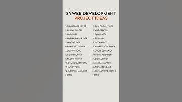 24 Web Development Projects for Beginners (HTML, CSS, JavaScript) | Build Portfolio in 2025 💻🔥 #code