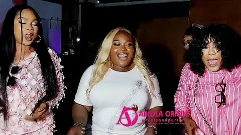 NOLLYWOOD DIVAS...MOMENT SIKIRATU SINDODO, REGINA CHUKWU, BIMBO THOMAS OTHERS SHOW LOVE 2 EACH OTHER