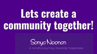 Lets Create a Community Together