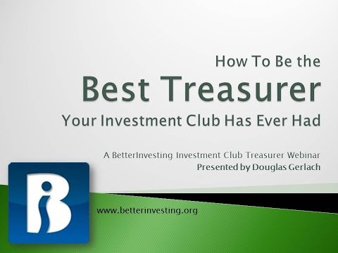 Hoe worden de beste investering Club Penningmeester