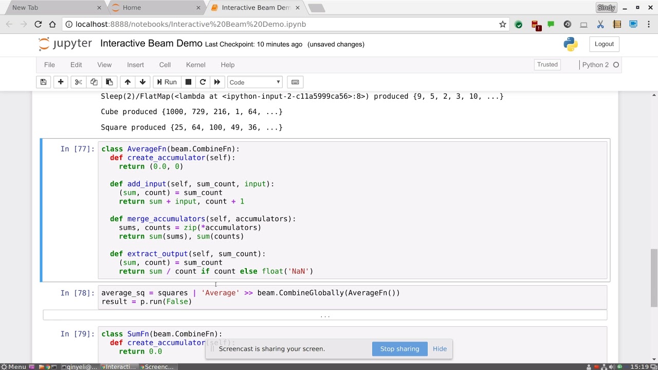 Interactive Beam Demo in Jupyter notebook - YouTube