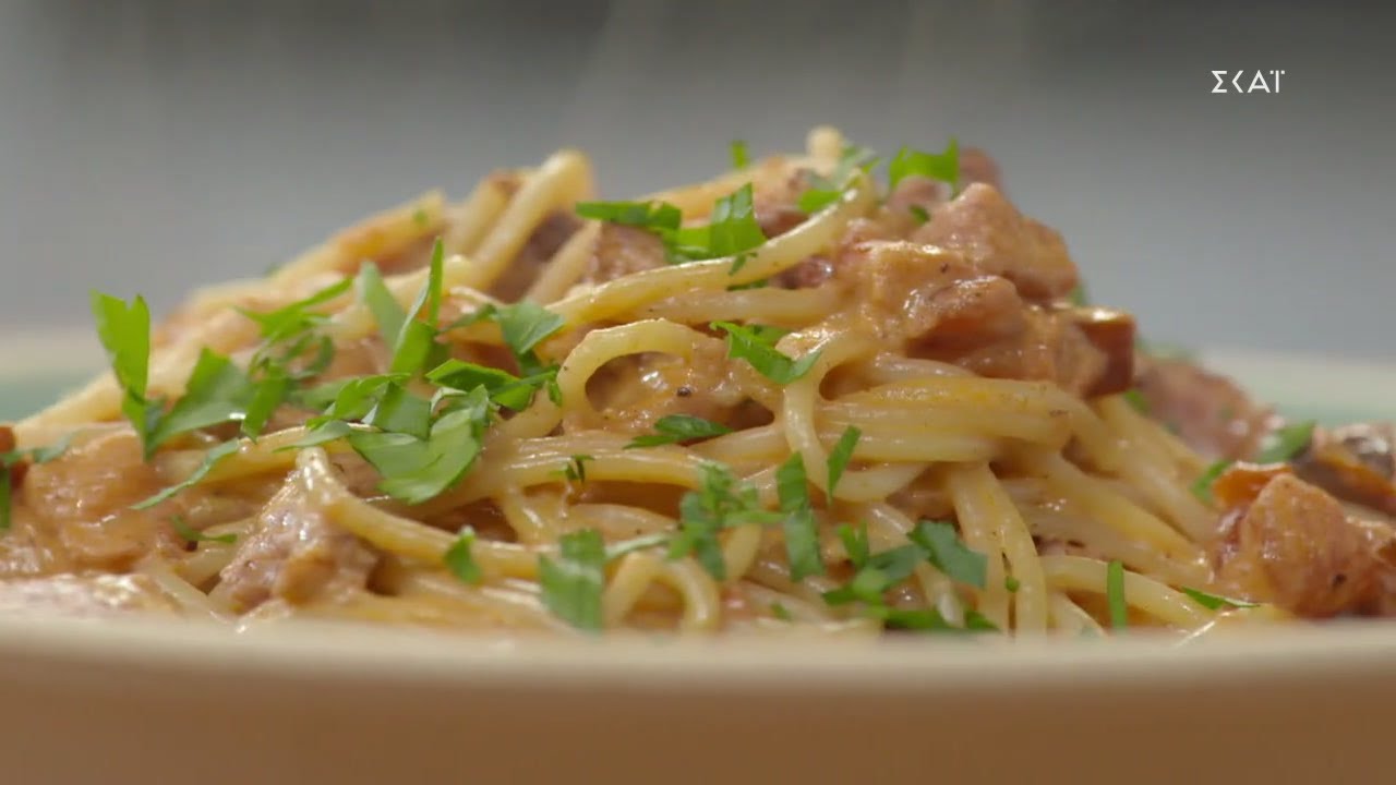 Καρμπονάρα με λουκάνικα & ντομάτα | Ώρα για φαγητό με την Αργυρώ | 22/01/2021