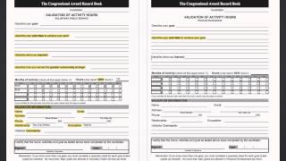 Congressional Award Record Books 101