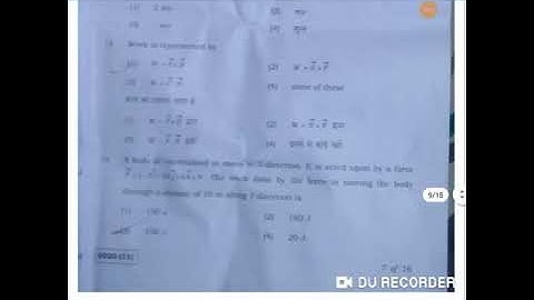 Class 11th physics solved question paper 2020 jac board | #fresherscience