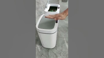 Thùng rác cảm biến mở nắm thông minh 3 chế độ, thu rác rất nhanh và sạch.