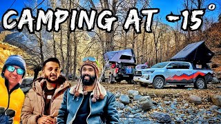 Camping & Overlanding at -15° with @jattprabhjot @ExploreTheUnseen2 @worldofmanuj #camping #travel 