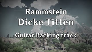 Dicke Titten Guitar backing track