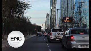 Avenida Eduardo Madero desde el Auto - Buenos Aires, Argentina (HD)