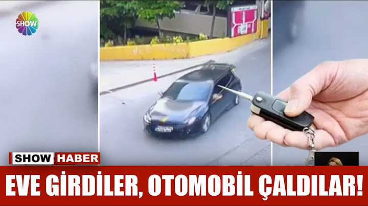 Eve girdiler, otomobil çaldılar!