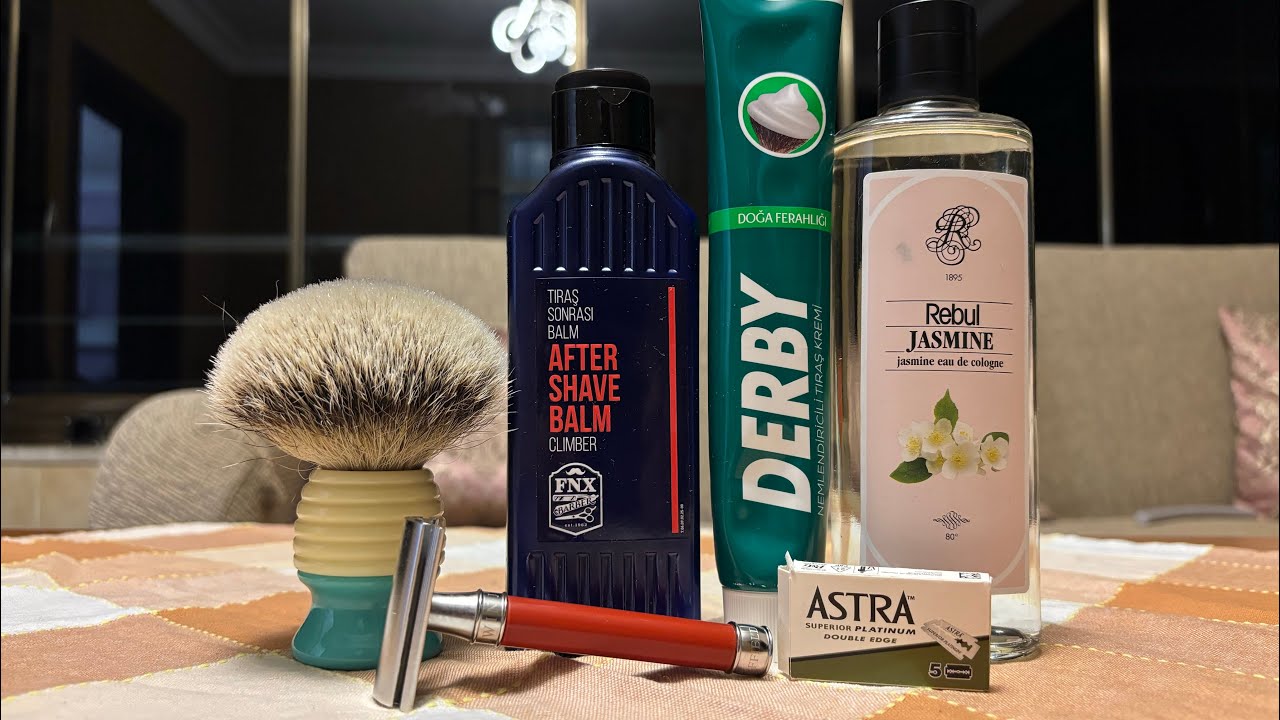 “Edwin Jagger 3ONE6 ile Keyifli Bir Tıraş – Derby Doğa Ferahlığı, Astra ve Yaqi Silver Tip”