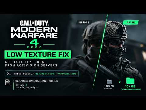 Modern Warfare 4 (2026) LOW TEXTURE FIX — Get Full Textures!