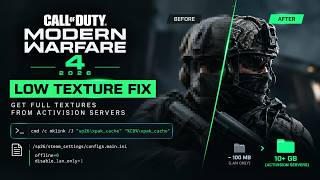 Modern Warfare 4 (2026) LOW TEXTURE FIX — Get Full Textures! News