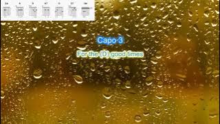 For the Good Times by Elvis Presley play along with scrolling guitar chords and lyrics