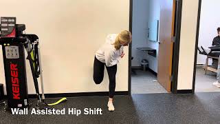 Wall Assisted Hip Shift
