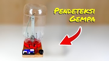 ALAT PENDETEKSI GEMPA SEDERHANA BUNYI PANJANG TIDAK PUTUS-PUTUS | TUTORIAL DIY
