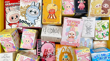 56 minutes of ASMR for sleep PopMart mystery surprise blind box Unboxing Satisfying Sounds NoTalking