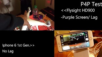 Flysight HD900 Android HDMI input Tablet Lag Test on DJI Phantom 4 & Phantom 4 Pro
