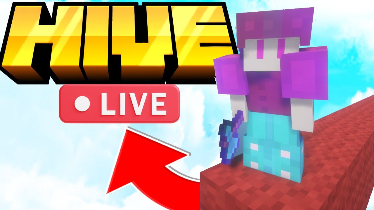 HIVE LIVE but RACE TO 2K !! | Anyone can JOIN :D | Minecraft Bedrock ...
