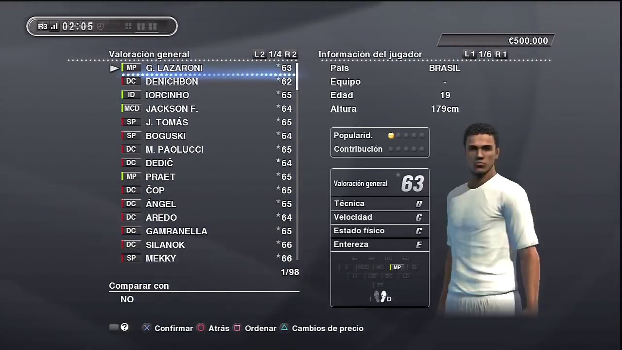 PES2013 | Consejos LMO | Fichajes para construir un equipo recién creado